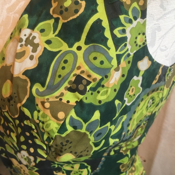 VTG 90s Anthro Backless Boho Apron Tie Party Top - Picture 2 of 8